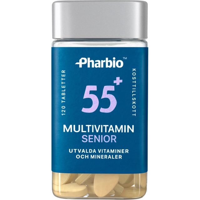 Pharbio Multivitamin Senior 55+ 120 tabletter