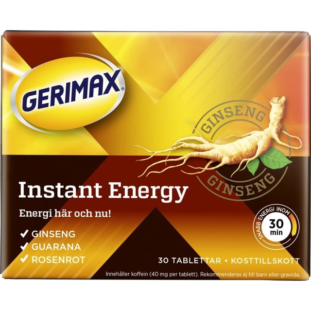 Gerimax Instant Energy 30 tabletter