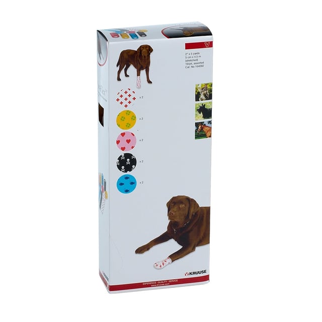 Kruuse Fun-Flex elastisk binda 7,5 cm 10 st