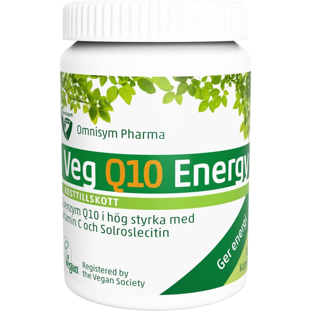 Omnisym Pharma Veg Q10 Energy 60 st kapslar
