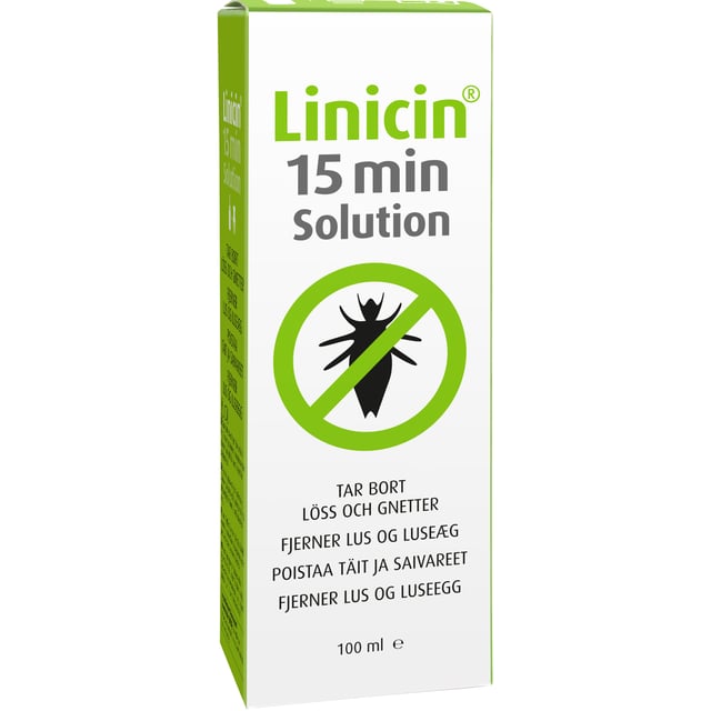 Linicin 15 min Solution Lusmedel 100 ml