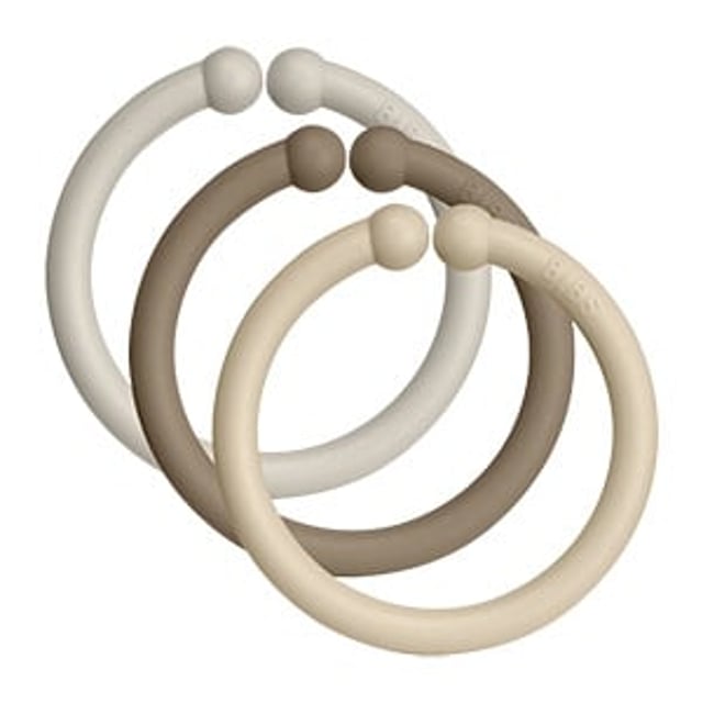BIBS Loops Sand/Dark Oak/Vanilla 12 st