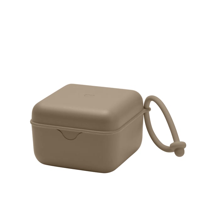 BIBS Pacifier Box Dark Oak 1 st