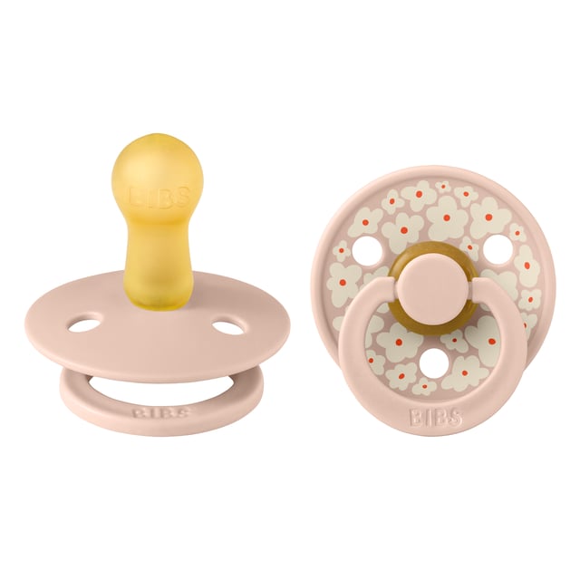 BIBS Pacifier Studio Colour Jasmine Latex Size 2 Blush Mix 2 st