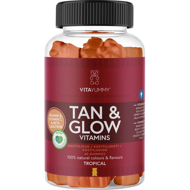 VitaYummy Tan & Glow Tropical 60 tuggtabletter