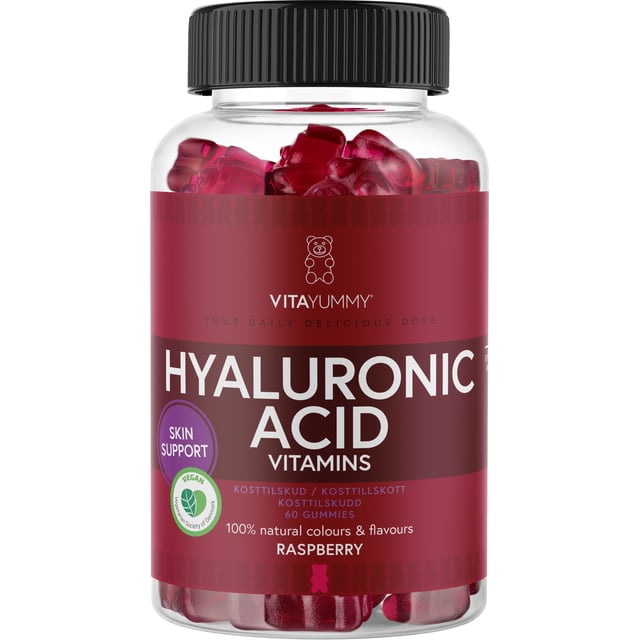 Vitayummy Hyaluron Acid Vitamins Raspberry 60st