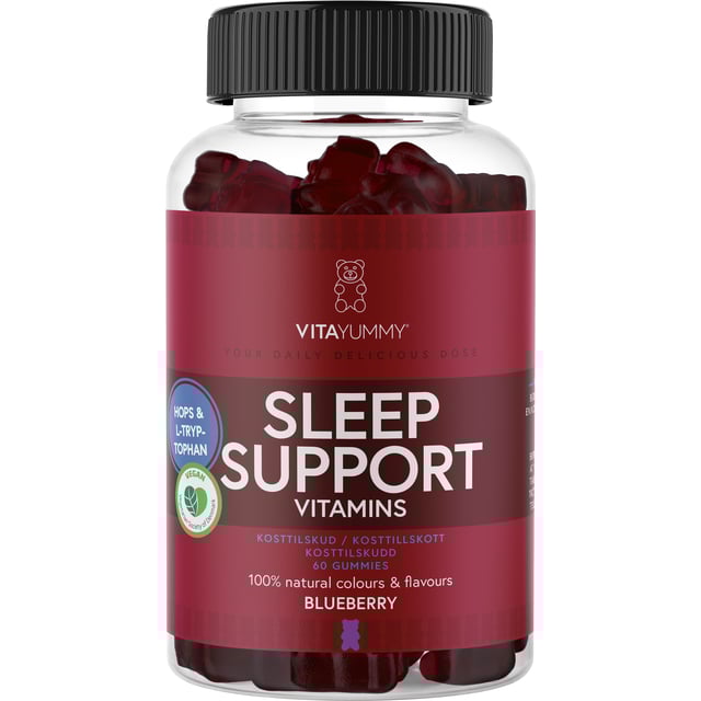 Vitayummy Sleep Support Blueberry 60 tuggtabletter