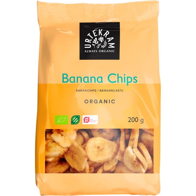 Urtekram Food Bananchips EKO 200 g