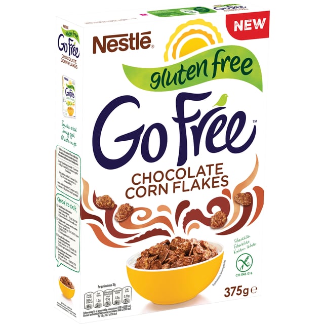 Nestlé Go Free Choco Cornflakes Glutenfri 375 g