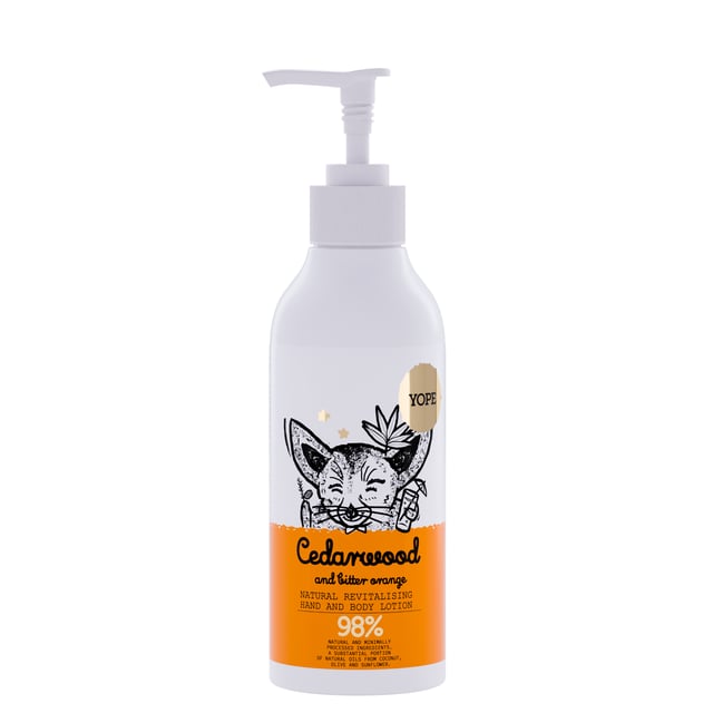 YOPE Hand & Body Lotion Cedarwood & Bitter Orange 300 ml