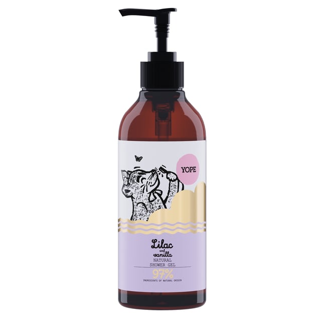 YOPE Shower Gel Lilac & Vanilla 400 ml