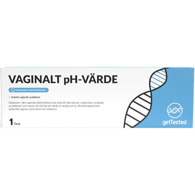 Get Tested Vaginalt pH test