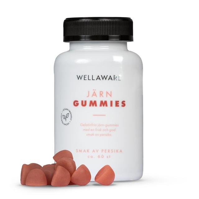 WellAware Järn Gummies 60 tuggtabletter