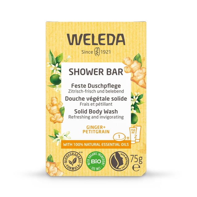Weleda Shower Bar Ginger 75 g