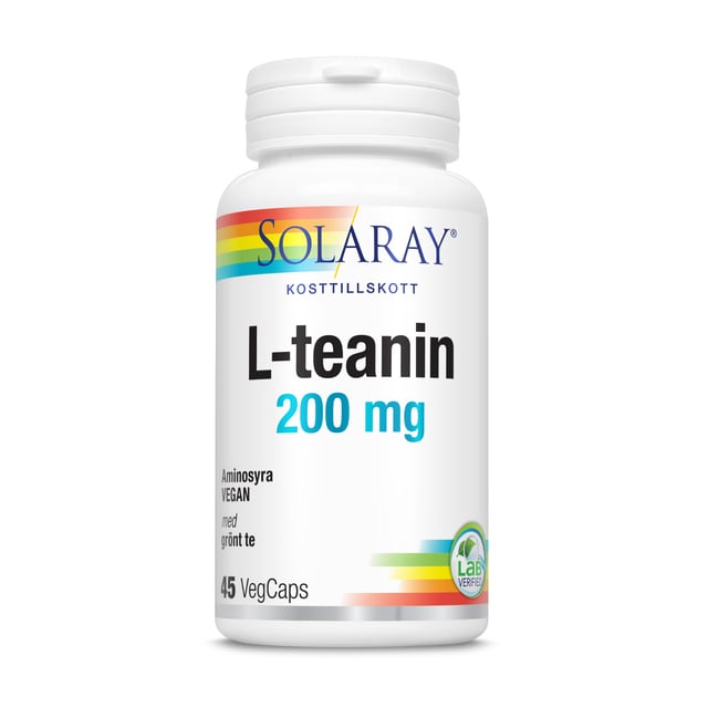 Solaray Teanin 200 mg 45 kapslar