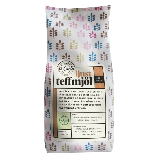 Da Carla Teff Mjöl Ljust 400 g