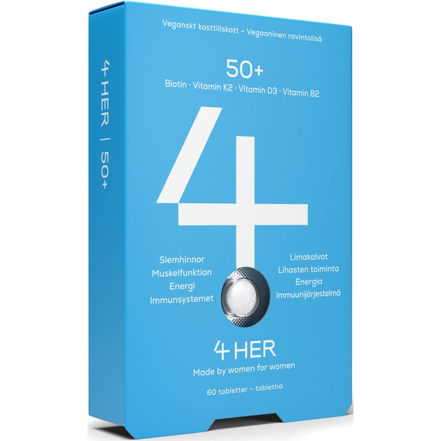 4Her 50+ Kosttillskott 60 tabletter