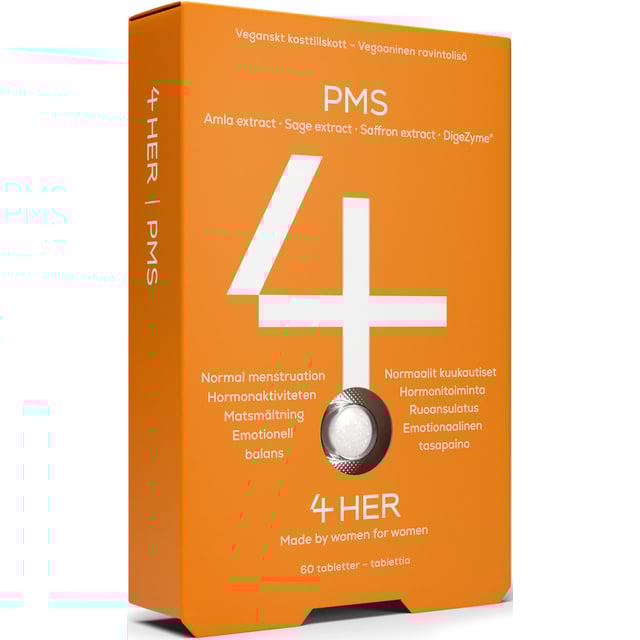 4Her PMS Kosttillskott 60 tabletter
