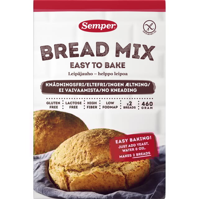 Semper Glutenfri Brödmix 460 gram