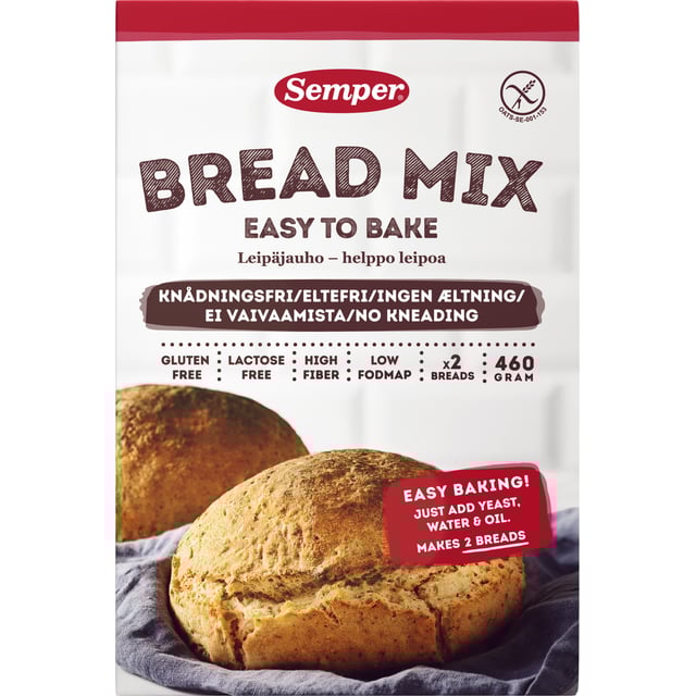Semper Glutenfri Brödmix 460 gram