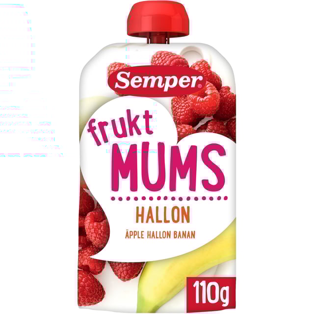 Semper Fruktmums Hallon 110 g