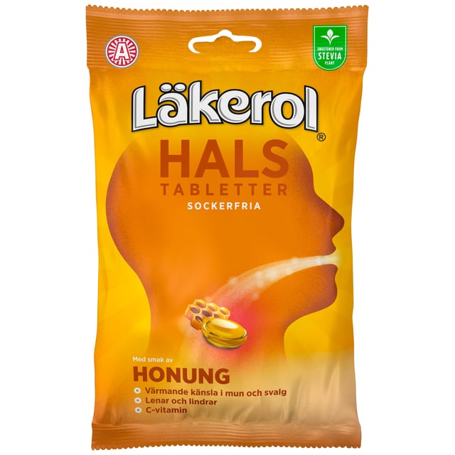 Läkerol Hals Honung 65 g