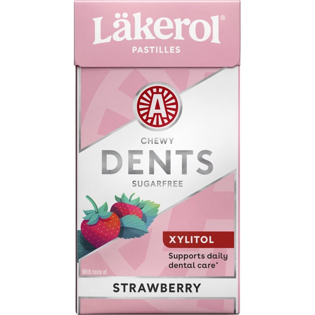 Läkerol DentaFresh Strawberry 36 g