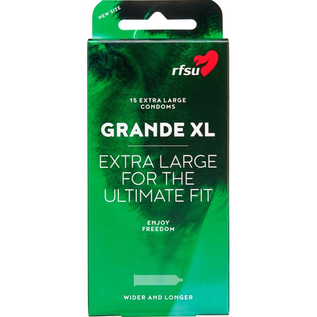 RFSU Extra Rymliga Kondomer 15 st