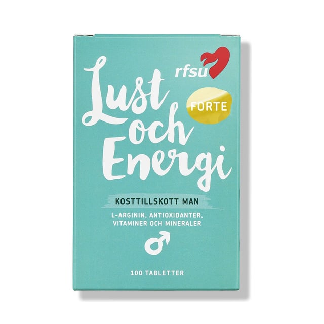 RFSU Lust & Energi Forte Man 100 tabletter