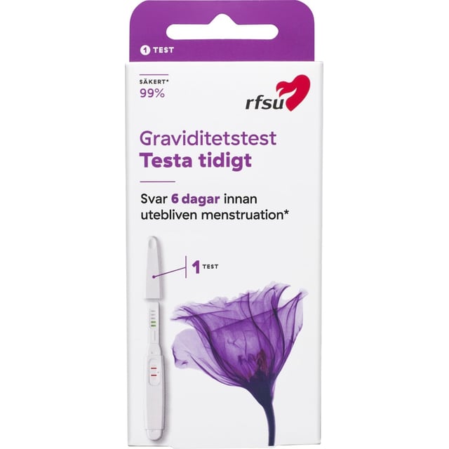RFSU Tidigt Graviditetstest 1 st