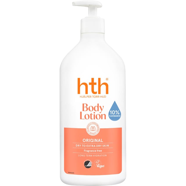 HTH Original Body Lotion Dry & Extra Dry Skin Oparfymerad 400 ml