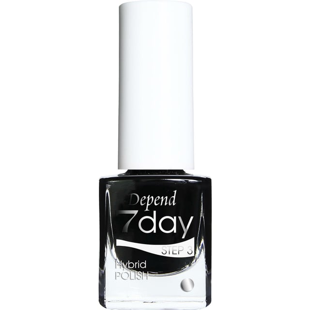 Depend 7day Hybrid Polish Goth Black 5 ml
