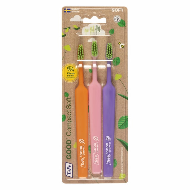 TePe GOOD Compact Soft Tandborste 3-pack