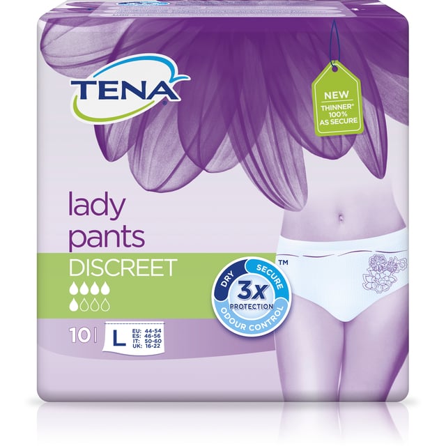 Tena Lady Pants Discreet Large 10 st