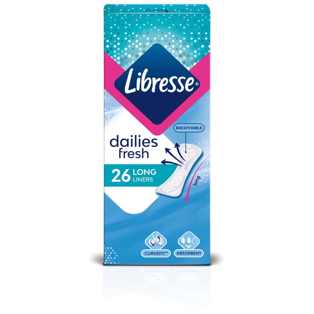 Libresse Dailies Fresh Long Trosskydd 26 st