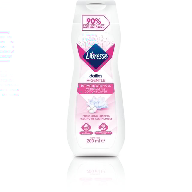Libresse Dailies V-Gentle Intimtvätt Waterlily 200 ml
