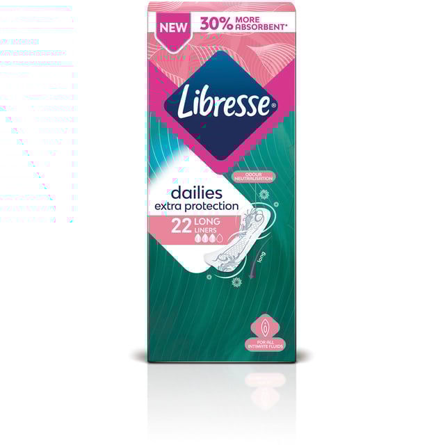 Libresse Dailies Extra Protection Long Trosskydd 22 st