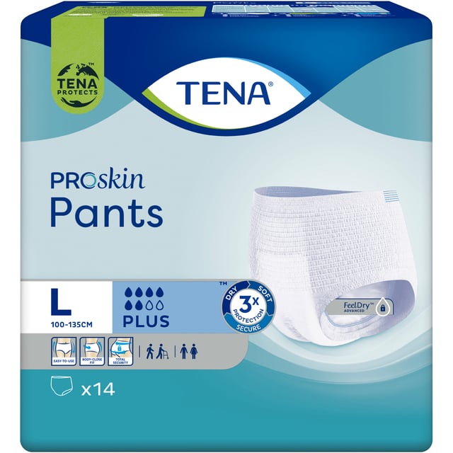 TENA ProSkin Pants Plus Large 14 st