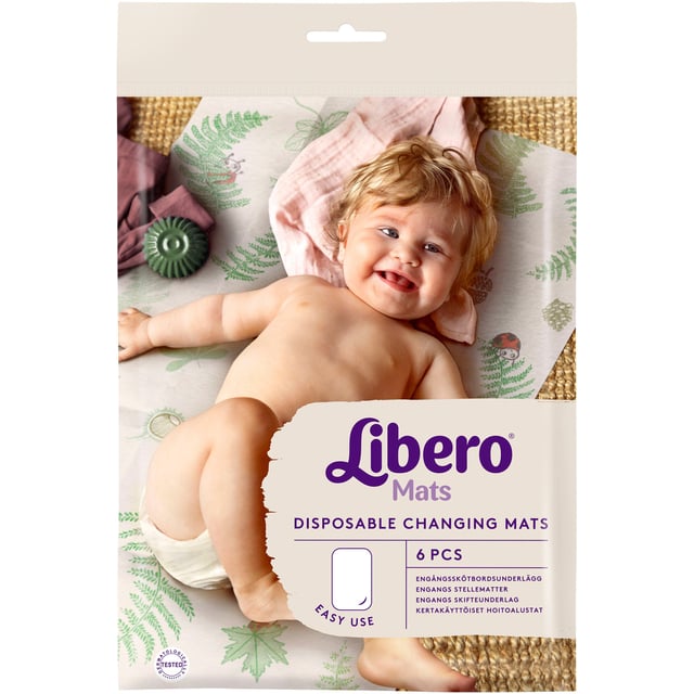 Libero Skötbordsunderlägg 6st