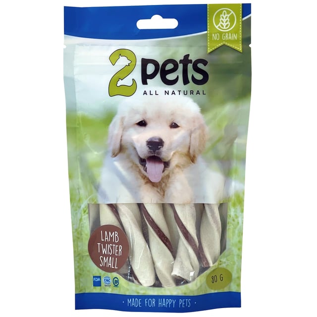 TRIXIE 2pets Tuggtwister Lamm Small 80 g