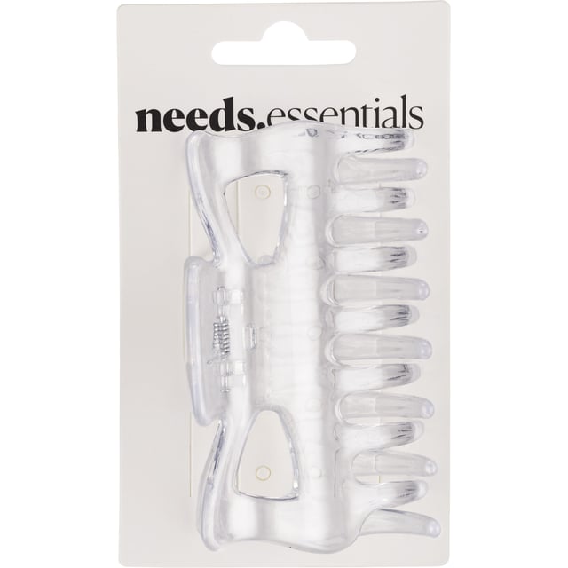 Needs Essentials Hårklämma Genomskinlig 1 st