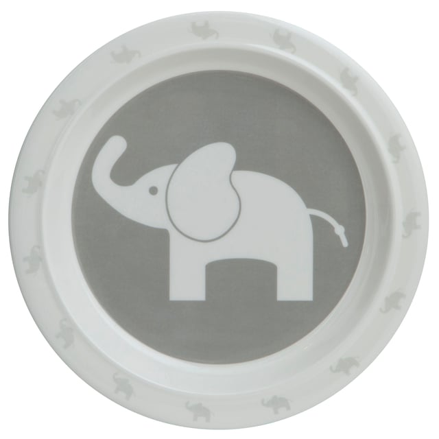 ELEFANT Flat Tallrik Grå 1 st