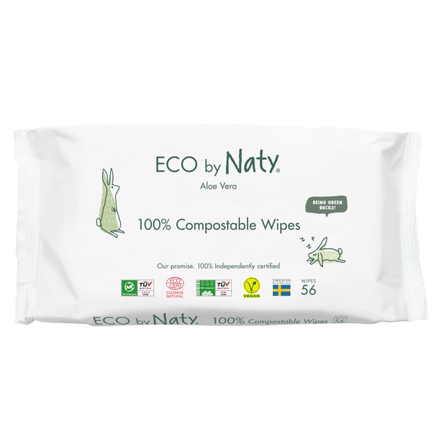 Naty Wipes Aloe Vera 56st