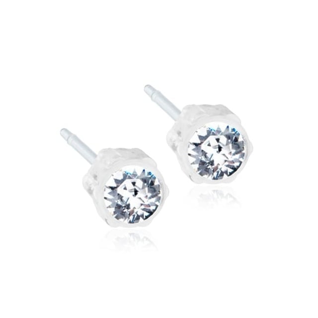 Blomdahl Örhängen MP 4 mm Crystal 1 par