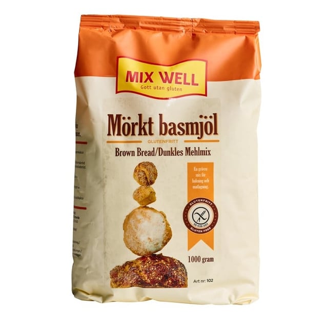 MixWell Glutenfritt Mörkt Basmjöl 1000 g