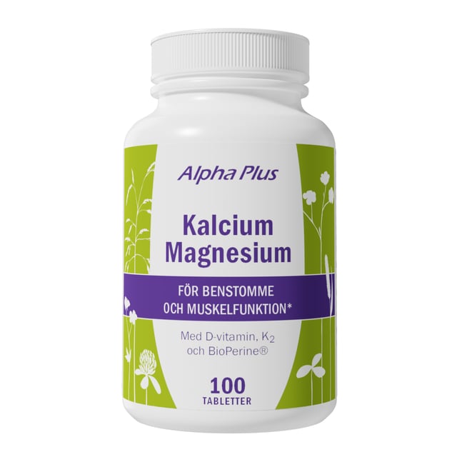 Alpha Plus Kalcium Magnesium 100 tabletter