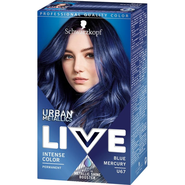 Schwarzkopf LIVE Intense Color U67 Blue Mercury