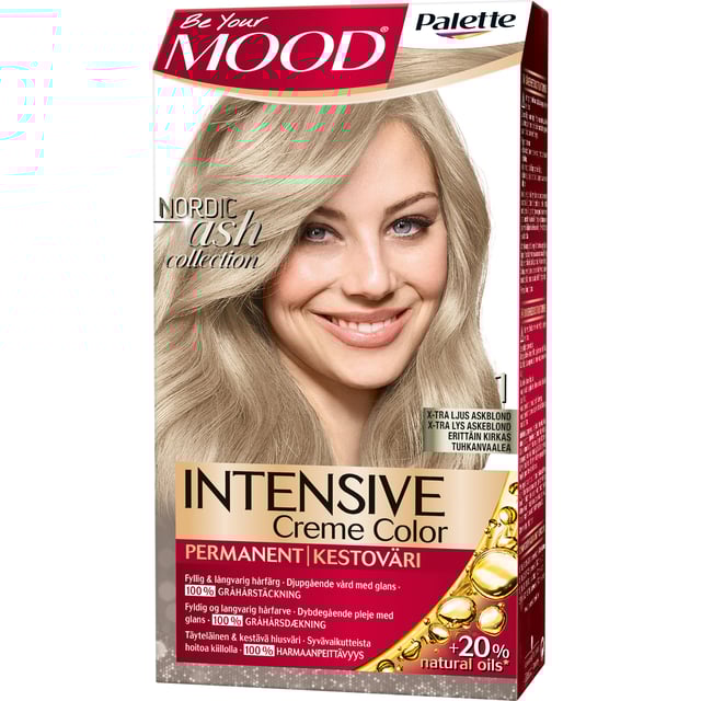 MOOD Palette Intensive Creme Color 1 X-tra Ljus Askblond