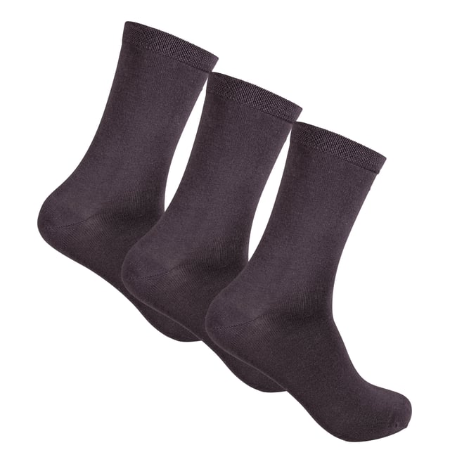 Life Wear Bambustrumpa Komfortresår 43/45 Svart 3-pack