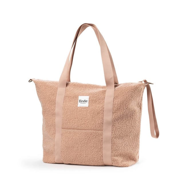 Elodie Changing Bag Soft Shell Pink Bouclé